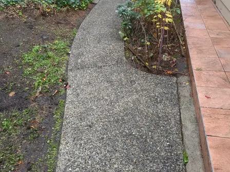 Pressure washing brick in Victoria, BC