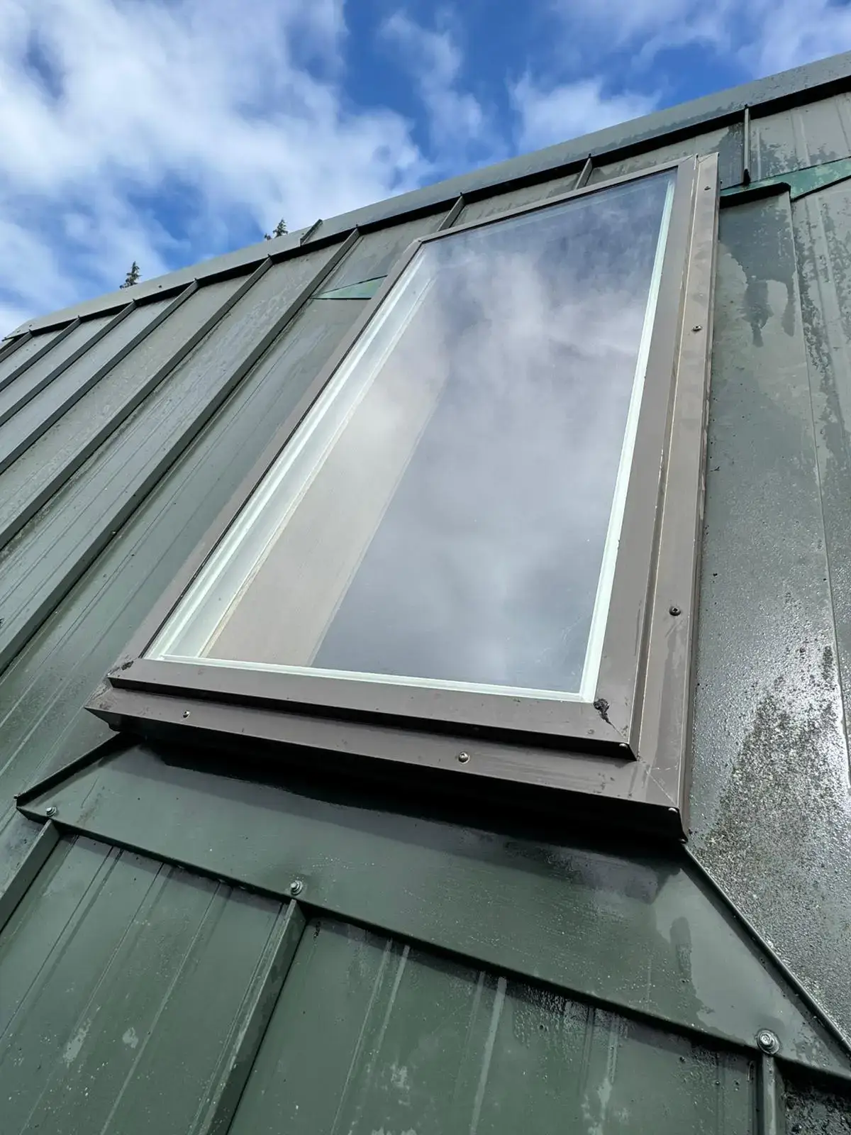 Window cleaning after