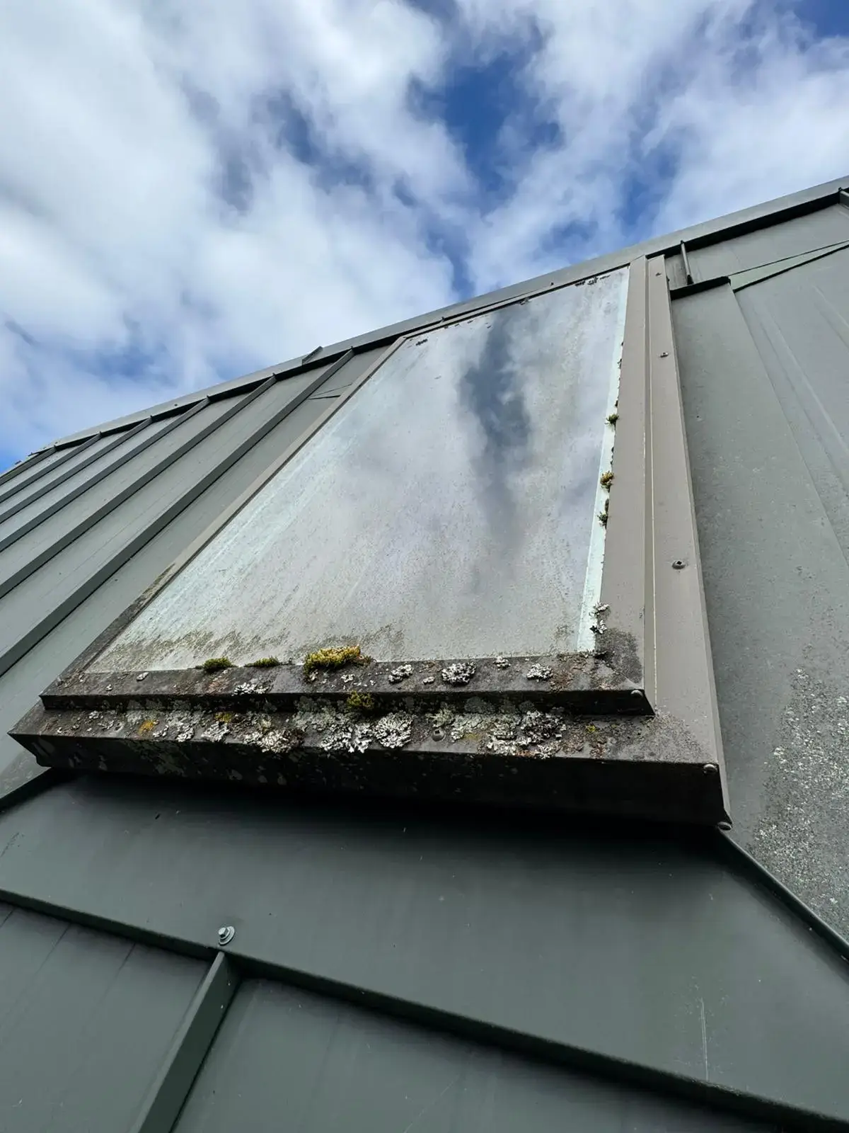 Window cleaning before